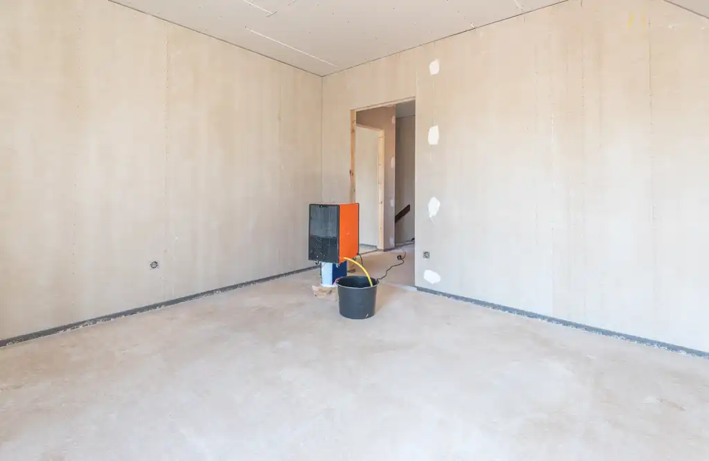 Bautrocknung während der Bauphase Bautrocknung während der Bauphase
