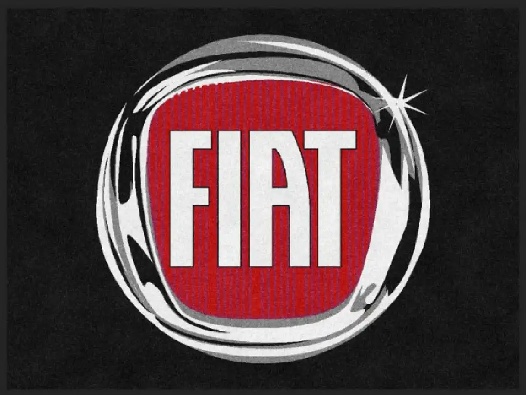 Matte mit Aufdruck „FIAT“ Matte mit Aufdruck "FIAT"